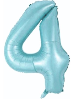 Folyo Balon Rakam Helyum Uyumlu 76 cm Mavi Renk