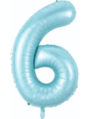 Folyo Balon Rakam Helyum Uyumlu 76 cm Mavi Renk