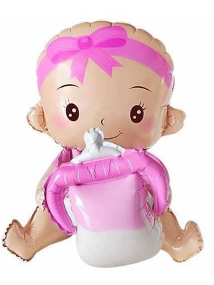 Mini Party Store Biberonlu Bebek  Folyo Balon