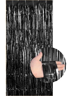 Kapı Perdesi ve Duvar Fon  Metalik Gold