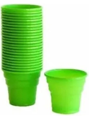 Renkli Kullan At Plastik Bardak 24 Adet