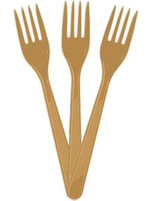 Renkli Kullan At Plastik Çatal 24 Adet