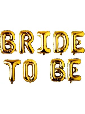 Bride To Be Balon Set 35 cm Gold