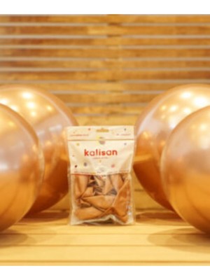 12 Inç Standart Boy Krom Balon Rose Gold 50 Adet