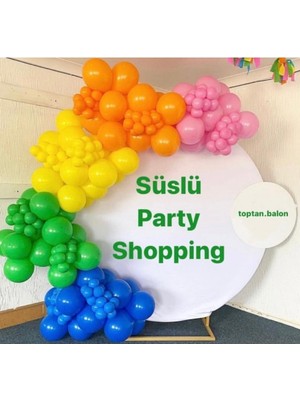 Karışık Renk Balon Zincir Seti