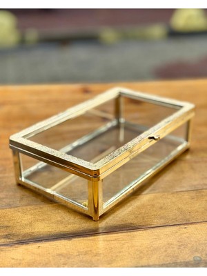 Kutu 25*15 *5 C.m Hedıyelık Cıkolata Kutsu Gold Renk