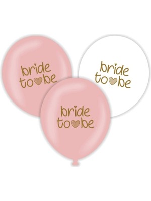 10' Lu Bride To Be Baskılı Lateks Balon Paket