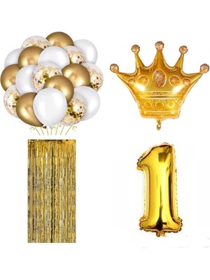 Kral Tacı 1 Yaş Doğum Günü Seti