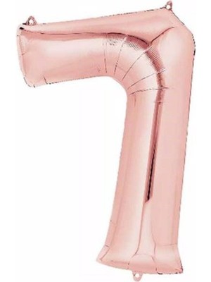 7 Rakam Rose Folyo Balon 76 cm