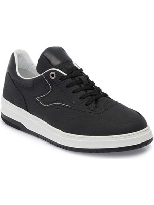 Tergan Siyah Hakiki Deri Erkek Sneaker - E25I1AY57317-A23