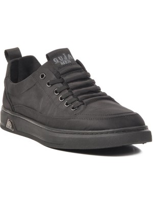 Guja 26Y510-2 Erkek Paraşüt Kumaş Sneaker Günlük Ayakkabı Siyah