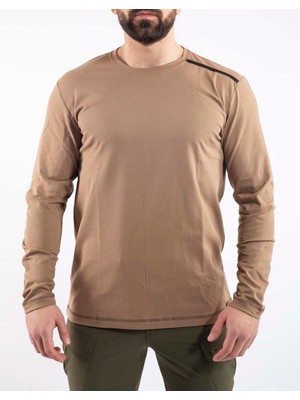 VAV Wear Outdoor T-Shirt Basic Pamuklu Erkek BASETI04