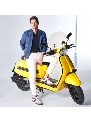 Tergan Gri Hakiki Süet Deri Erkek Sneaker - E25I1AY57333-C11