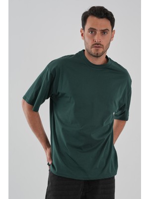 Alexander Gardi Yumuşak Dokulu Bisiklet Yaka Oversize T-Shirt