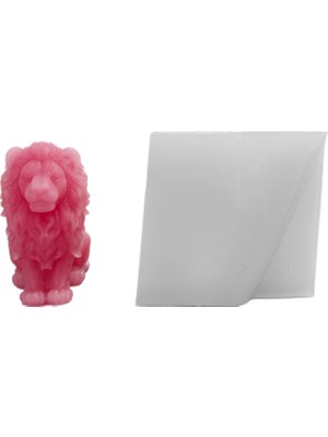 Tahtakale Toptancı Silikon 3D Aslan Figürü Mum Kalıbı