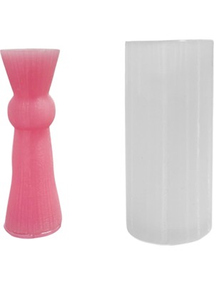 Tahtakale Toptancı Silikon 3D Küre Boğumlu Sütun Mum Kalıbı