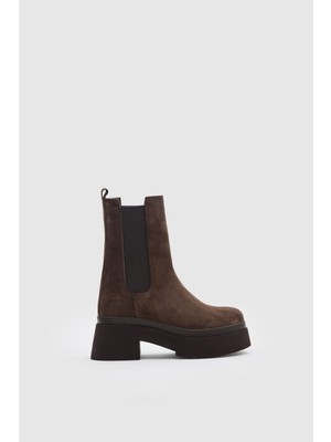 Oggo Suvea Hakiki Süet Deri Yüksek Taban Bot