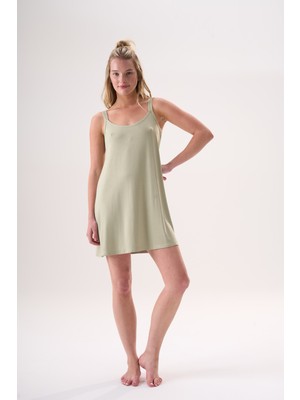 Etoile Bambu Ip Askılı Yazlık Kadın Elbise