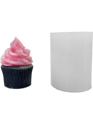 Tahtakale Toptancı Silikon 3D Cupcake Muffin Mum Kalıbı