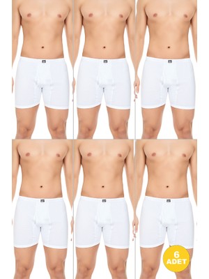 Cnt Erkek Penye Kumaş Uzun Paçalı Külot 6'lı Paket