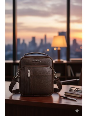 Pierre Cardin Siyah Erkek El Çantası