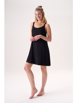 Etoile Bambu Ip Askılı Yazlık Kadın Elbise