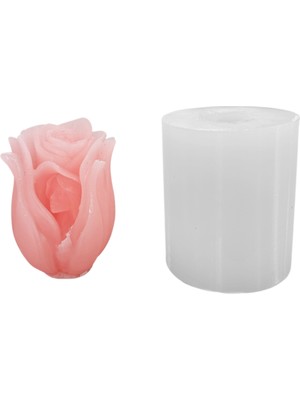 Tahtakale Toptancı Silikon 3D Gülün Içinde Kadın Siluetli Mum Kalıbı