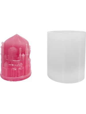 Tahtakale Toptancı Silikon 3D Cami Motifli Mum Kalıbı