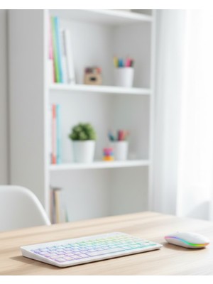 Mestore 8033 Klavye Beyaz