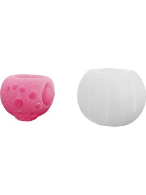 Tahtakale Toptancı Silikon 3D Dokulu Küre Mum Kalıbı