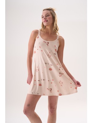 Etoile Bambu Ip Askılı Yazlık Kadın Elbise 26003