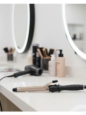 Adat Kalın Bukleler Için 25 mm Saç Maşası Seramik Plakalı 230 Derece