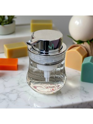 Bavanex Köpük & Sıvı Lüx Cam Sabunluk Metalik , Viral olan Efsane ürün