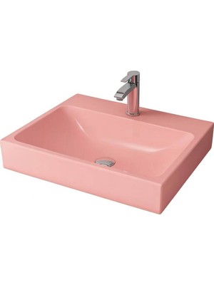 Bocchı Bocchi Scala Tezgah Üstü Lavabo 60 cm Mat Somon - 1077-032-0126