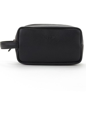 Fossil %100 Hakiki Deri El Çantası Portföy Traş Çantası