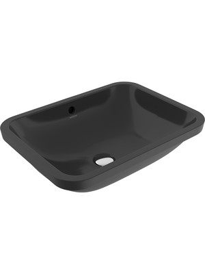 Bocchı Bocchi Scala Arch Tezgah Altı Lavabo Parlak Siyah 55 cm - 1006-005-0125