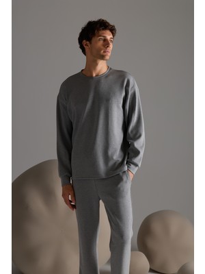 Syah Erkek Soft Touch Uzun Kollu Sweatshirt