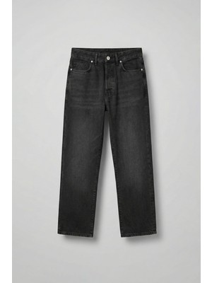 Abluka Online Erkek %100 Pamuk Baggy Fit Basic Jean Siyah