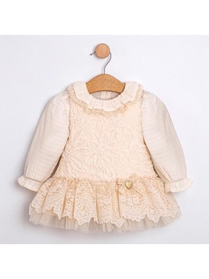 ministok Maysa Dantelli Blüz Jile Kız Bebek Takım