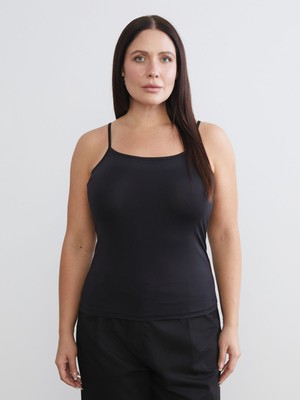 Lc Waikiki Yeni Sezon Büyük Beden Kare Yaka Askılı Kadın Atlet 2'li