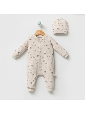 By Bubbles Fermuarlı Bebek Tulumu