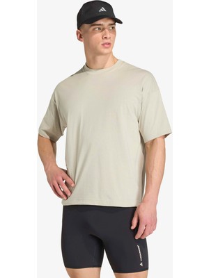 Adidas ADI365 Unisex Bej T-Shirt.-