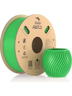 Hepta Collection Creality Ender Fast Pla 1,75 Mm, 3D Yazıcı 300 Mm/sn'ye Kadar Yüksek Hız, Geri Dönüştürülebilir Kart
