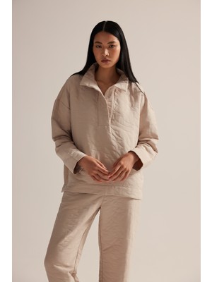 Hays Kadın Premium Kapitone Uzun Kollu Sweatshirt