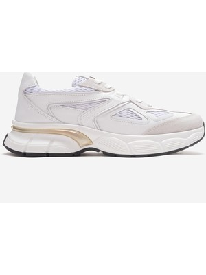 Marcomen Erkek Kalın Tabanlı Loafer Ayakkabı Gerçek Deri Mc 21497 Beyaz