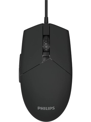 Philips Phılıps SPK9304B, Siyah, Rgb LED Aydınlatma, Kablolu, 6400DPI, Gamıng Optik Mouse