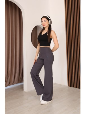 Kadın Renk Çeşitli Ispanyol Paça Esnek Yüksek Bel Toparlayıcı Tayt