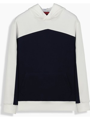 Sarar Kapüşonlu Erkek Lacivert Sweatshirt Lacivert - S