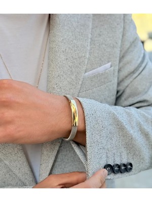 Yener Mücevher Noir Altın Erkek Bileklik