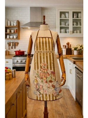 Limon Soft Dijital Baskılı Su Sıvı Geçirmez Leke Tutmaz Mutfak Önlüğü Heaven